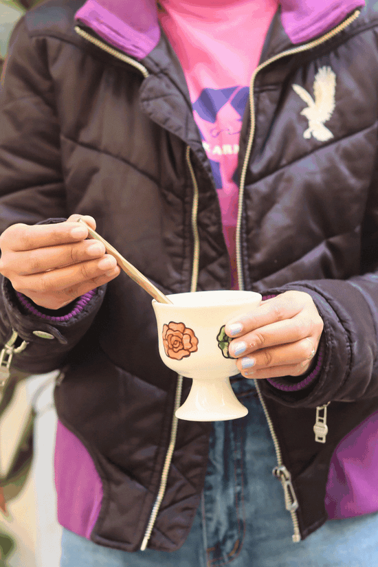 Roses Ice Cream Goblet