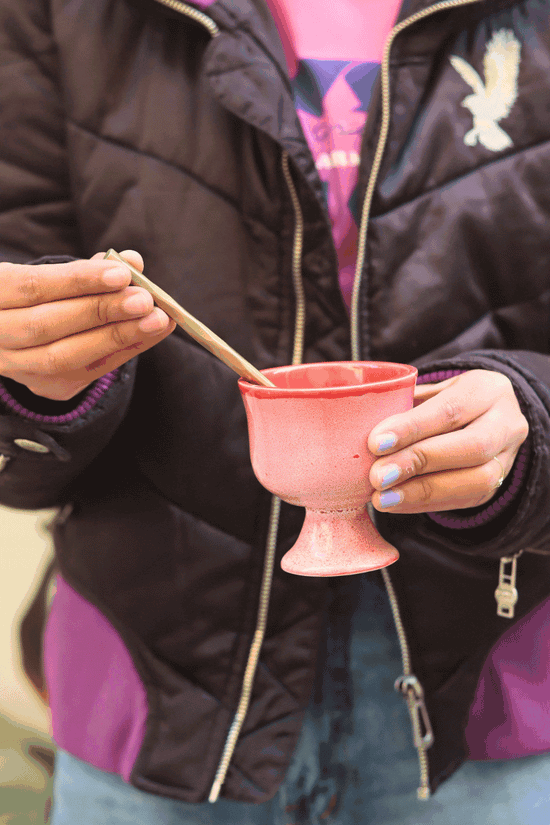 Pink Ice Cream Goblet