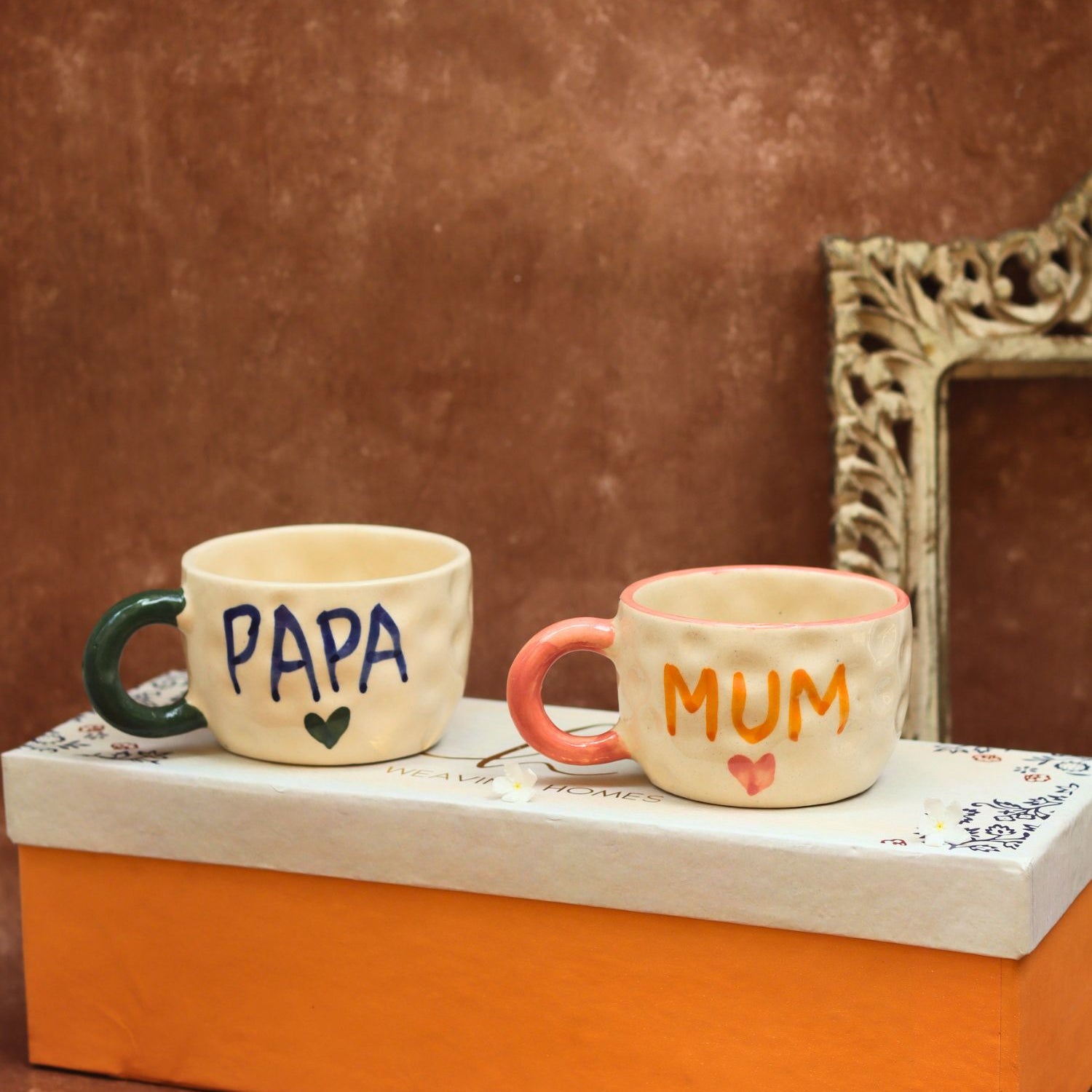 Lead free MUM & PAPA Mug in a Gift Box