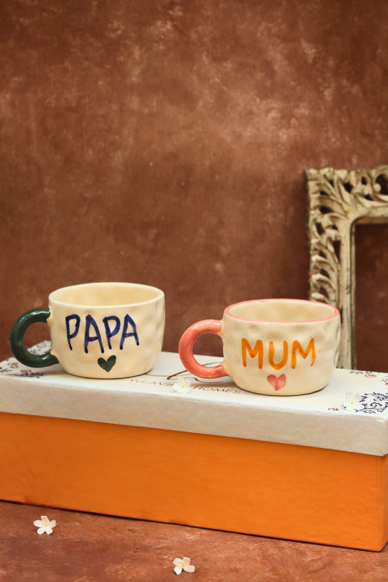 Lead free MUM & PAPA Mug in a Gift Box