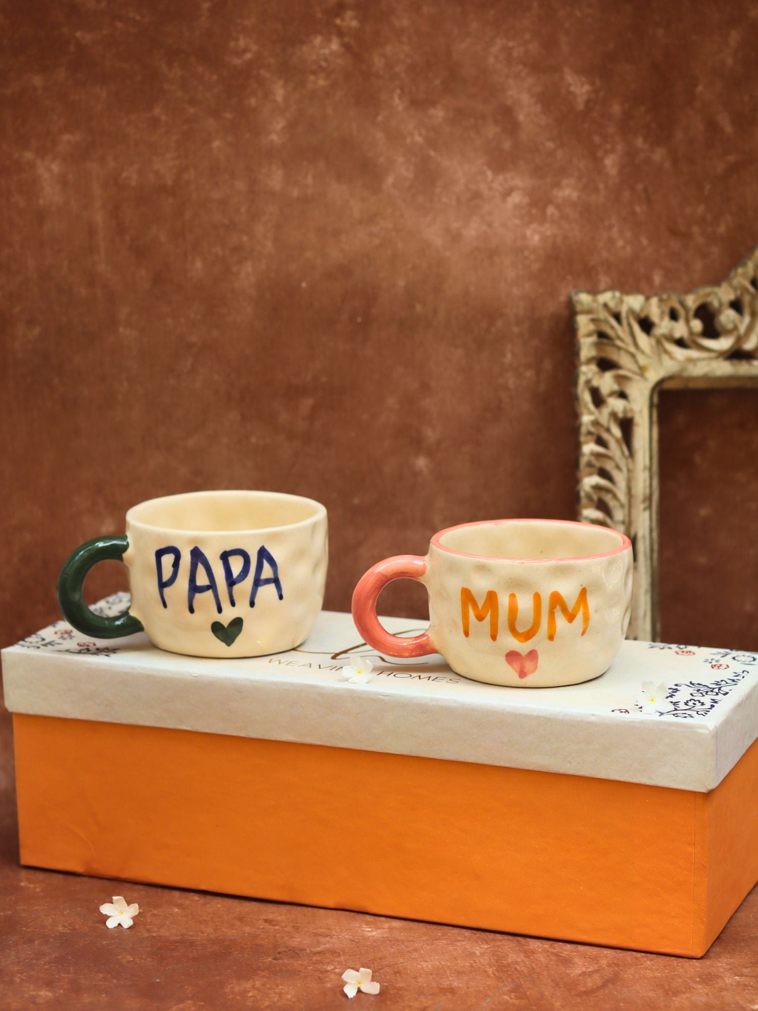 Lead free MUM & PAPA Mug in a Gift Box