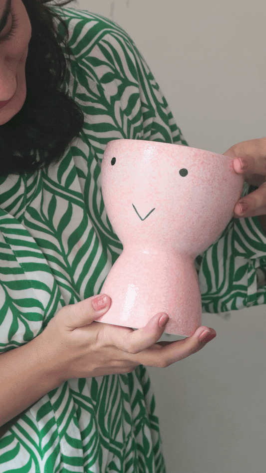 Smiley face Vase