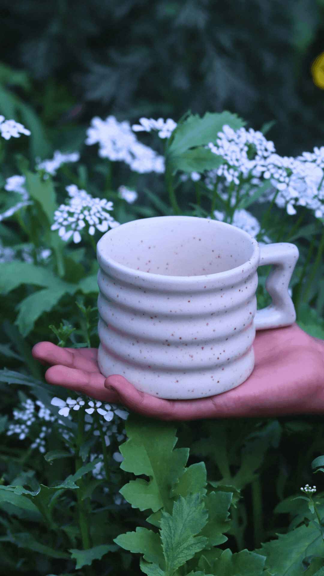 White Moulded Mug