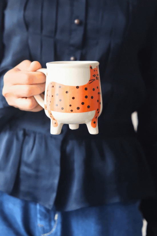 Cat Mug - Orange