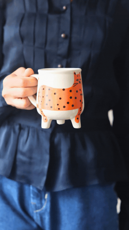 Cat Mug - Orange