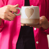 Rustic Heart Mugs