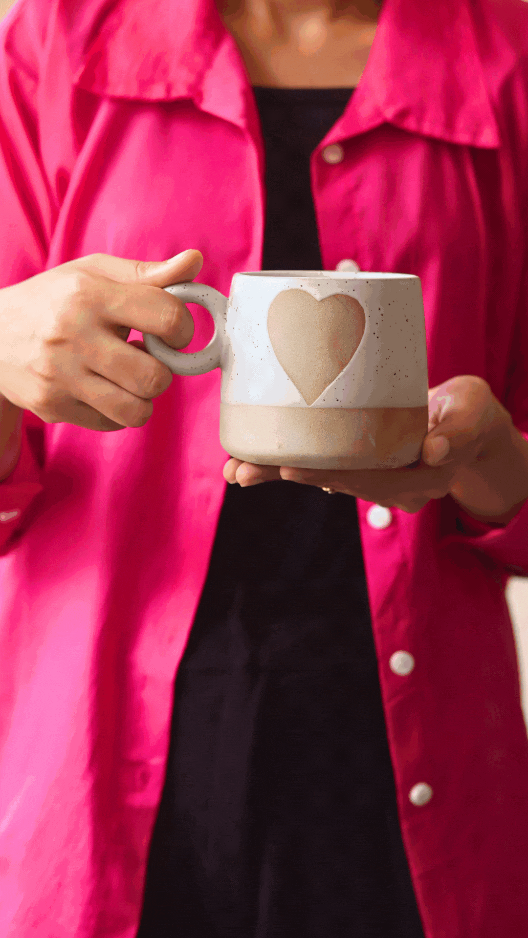 Rustic Heart Mugs