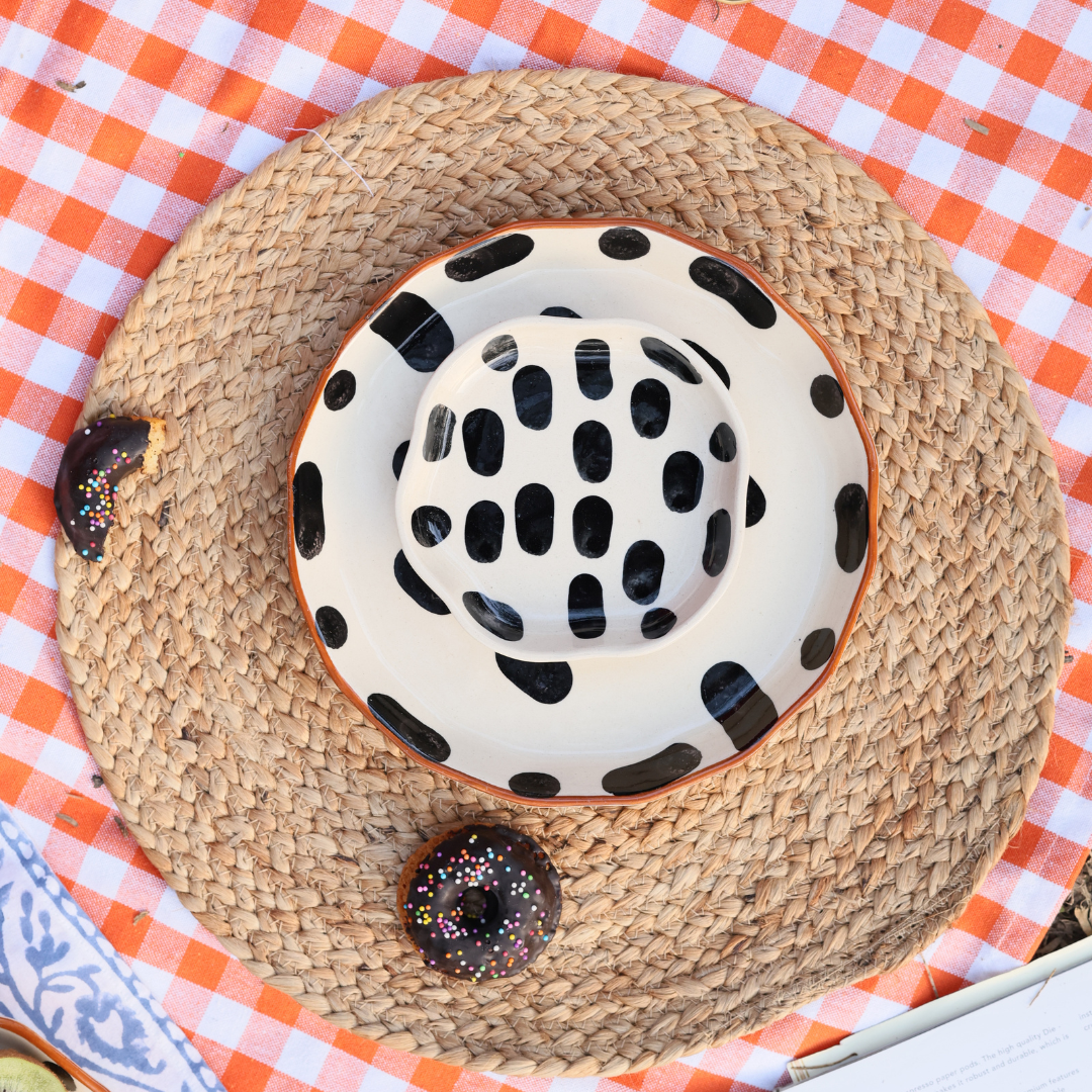 handmade snack & dessert plate 