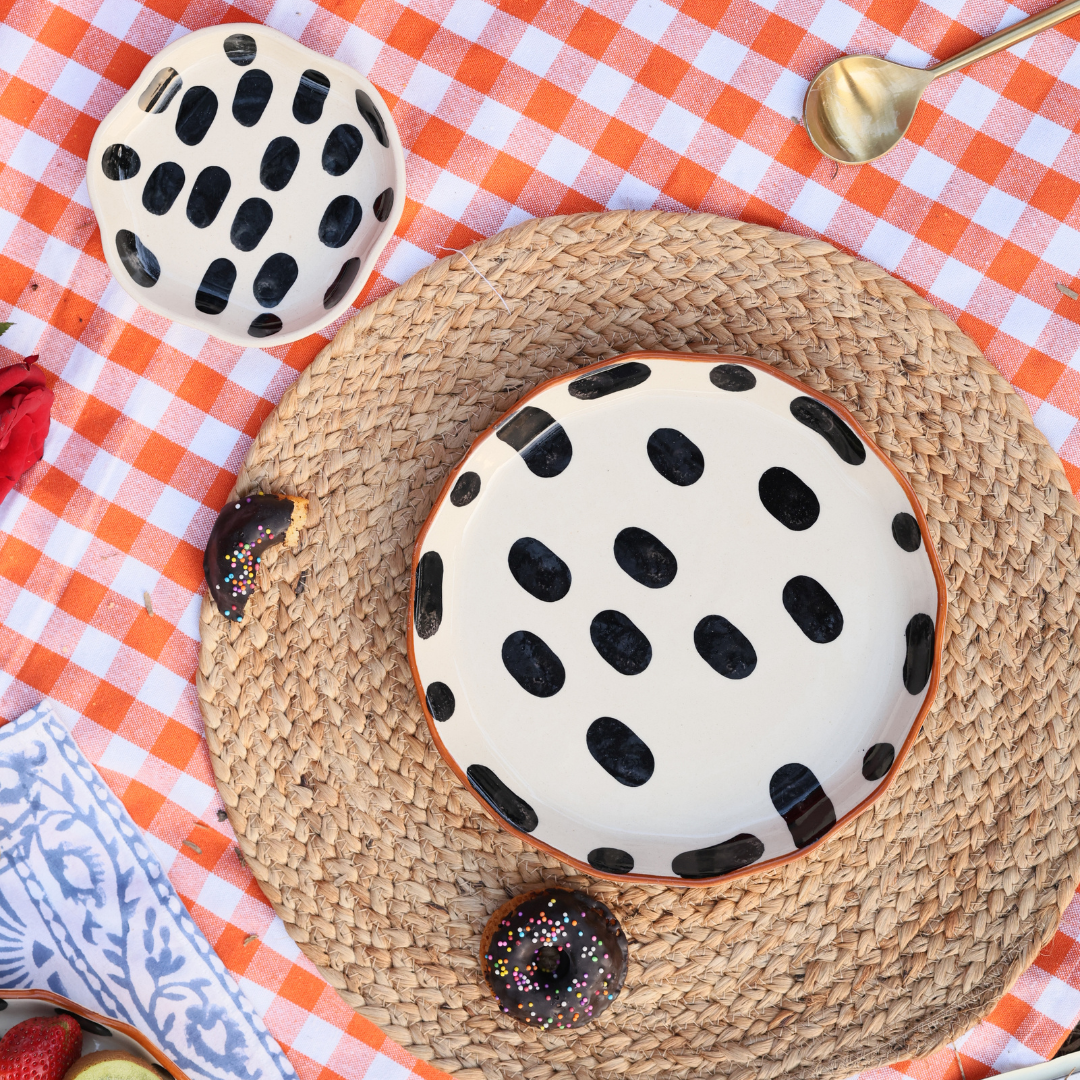 snack plate & dessert plate made by ceramic 
