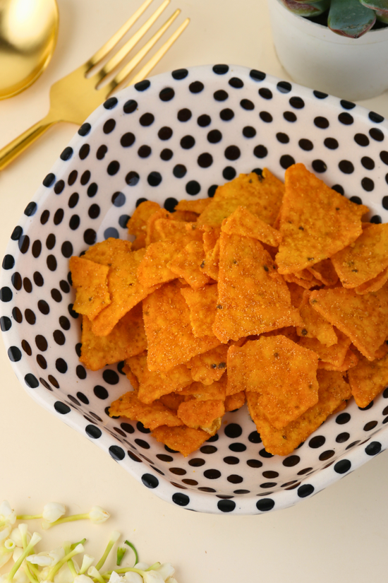 Dinnerware black polka bowl 