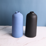 set of two blue & black vases, combo