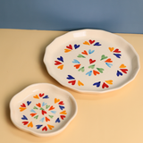 handmade snack plate & dessert plate made by ceramic 