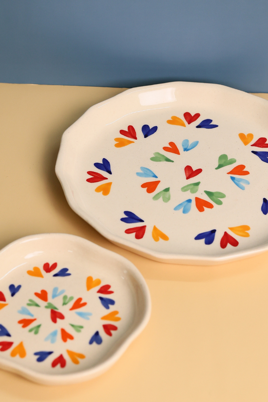 handmade snack plate & dessert plate made by ceramic 