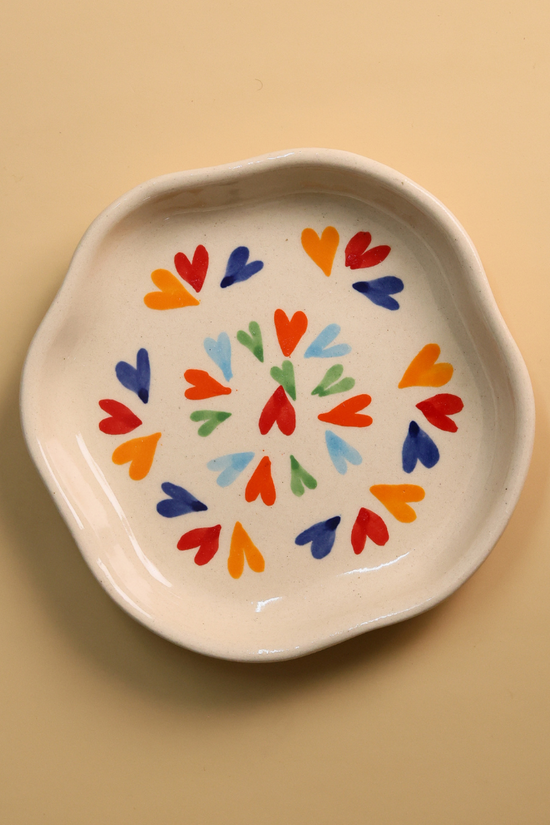 loveislove handmade dessert plate 