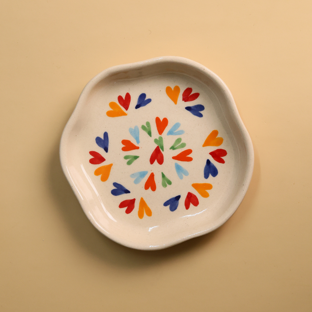 loveislove handmade dessert plate 