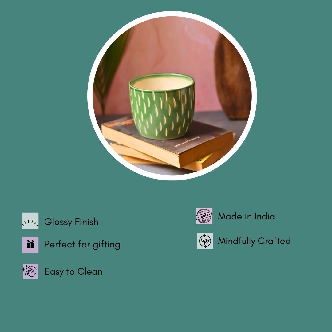Etching Green Planter