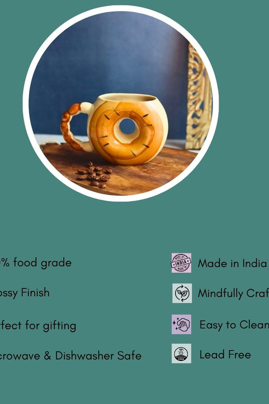 Donut Mug - Brown