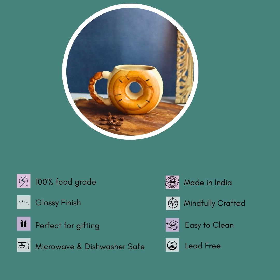 Donut Mug - Brown