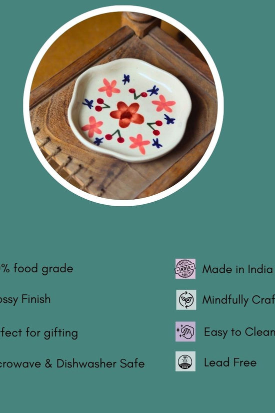 Bloom Handmade Dessert Plate