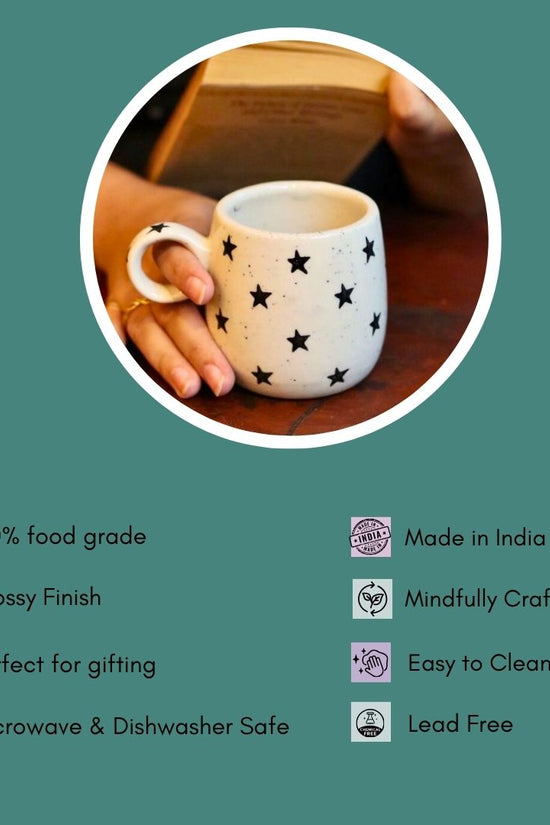 star mug // cuddle mug with details 