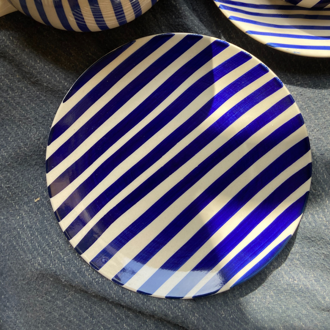 Thick & Thin Stripes Plate