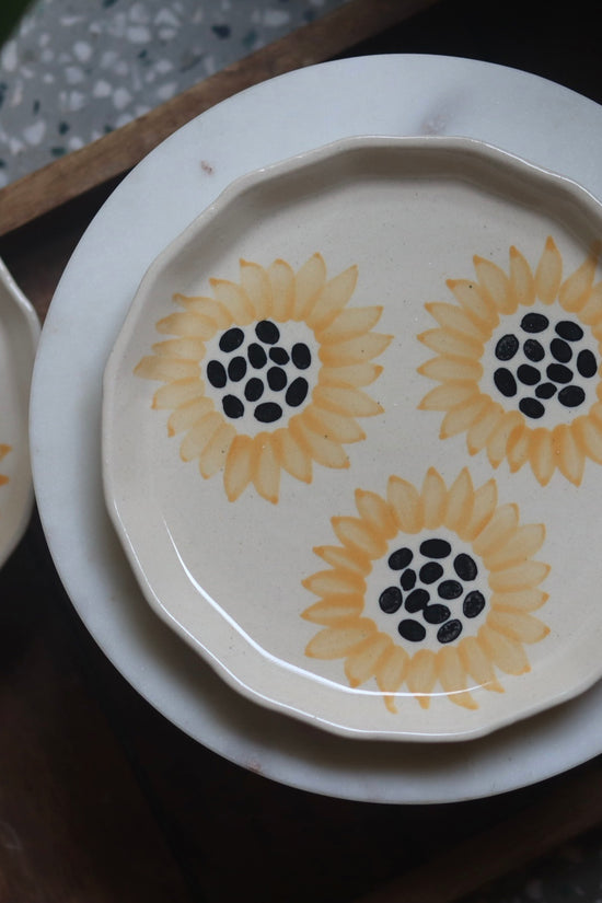 handmade mug & plate set, made by ceramic 