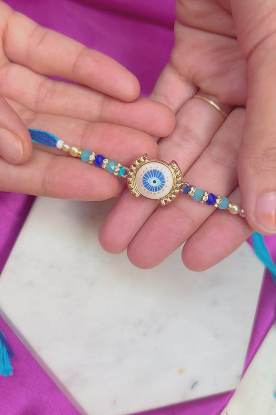 ⁠Indie Evil Eye Rakhi