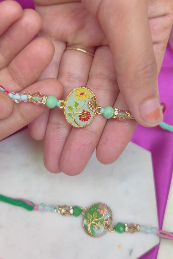 Floral Elegance Rakhi