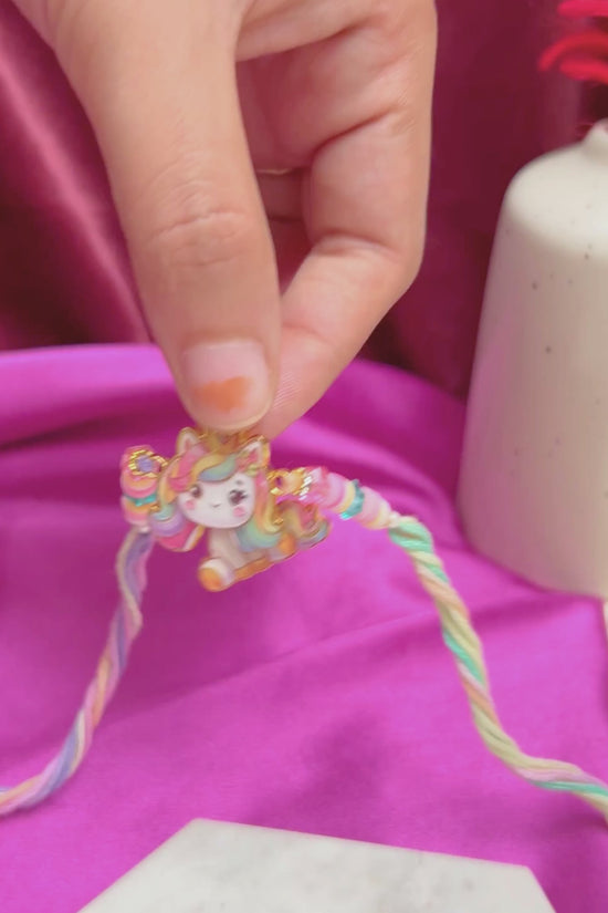 Unicorn Barbie Rakhi