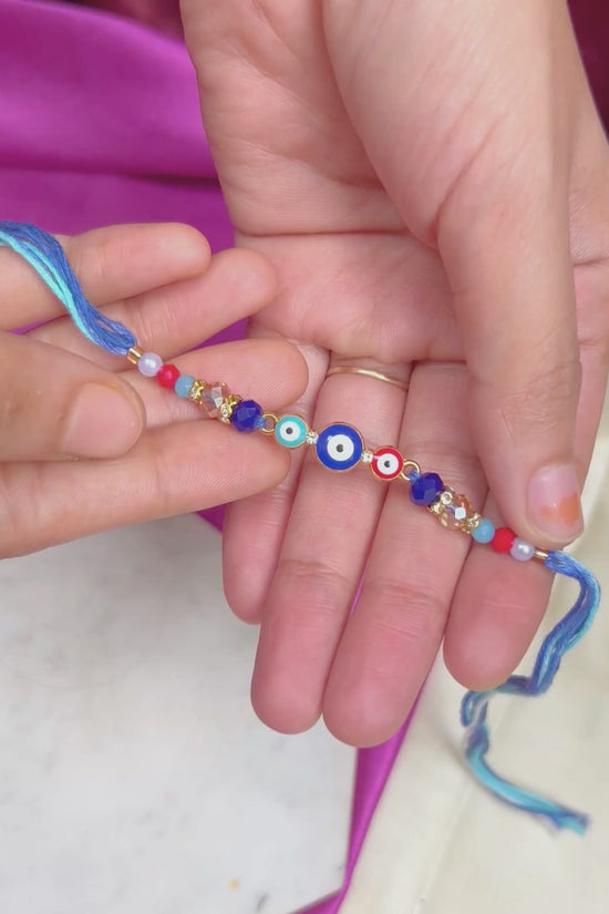 Vibrant Evil Eye Rakhi