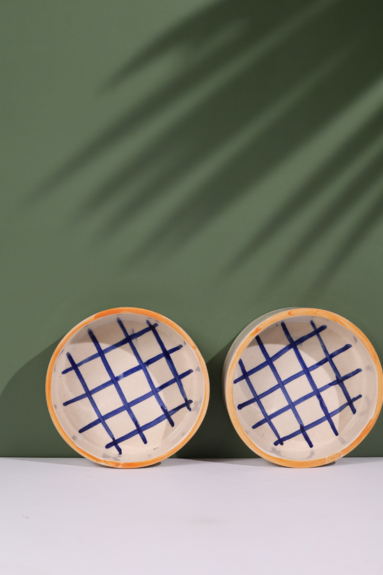 Two blue checks breakfast bowl 