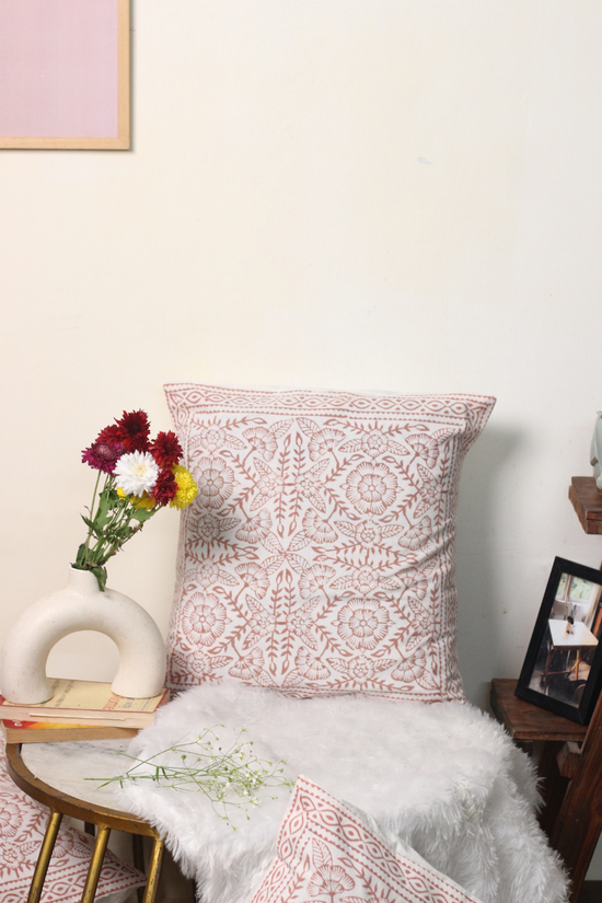 Block Printed Cushion Cover