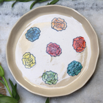Handmade ceramic plates 