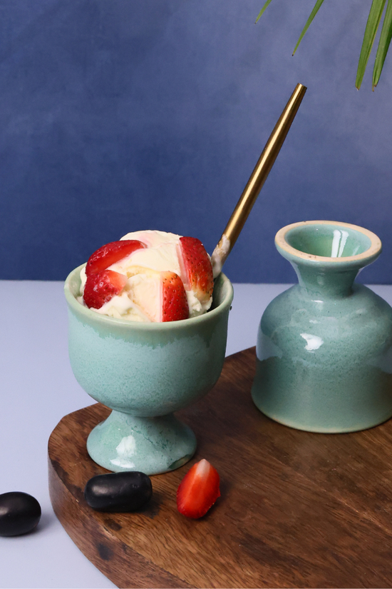 Two Ice Cream Goblet