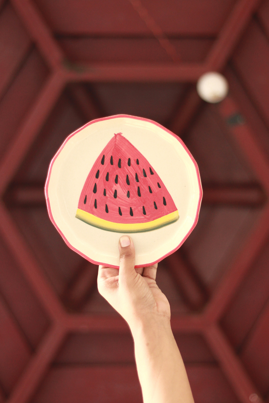 Watermelon Plate In Hand