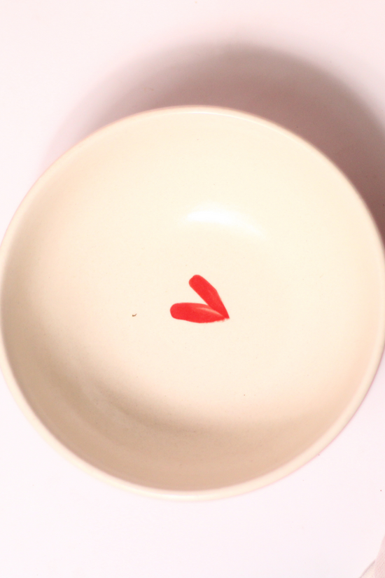 Heart in a curry bowl