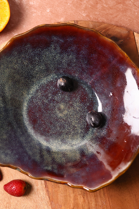 Ceramic olive mistif bowl 