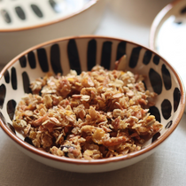 Striped - Cereal Bowl With Cereal 