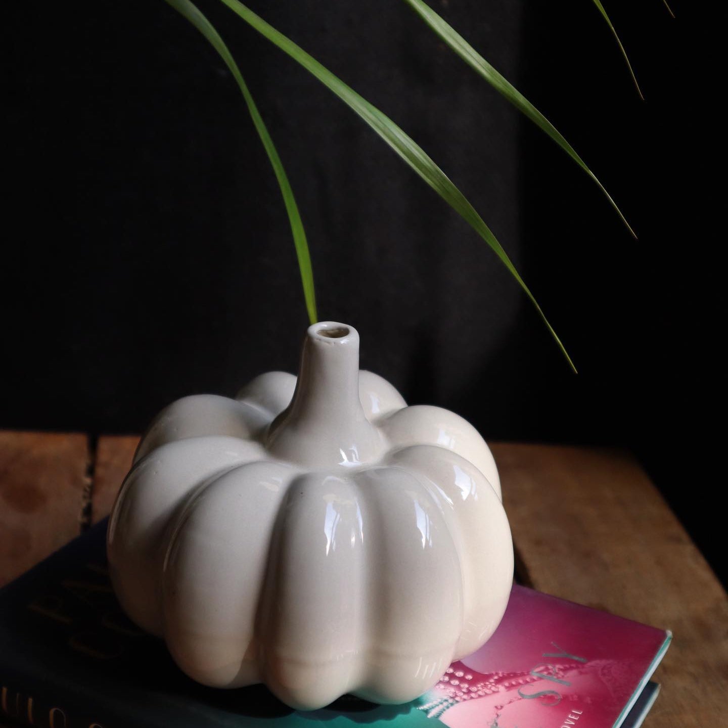 Handmade Pumpkin Bud Vase