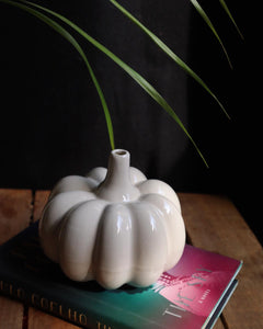 Handmade Pumpkin Bud Vase