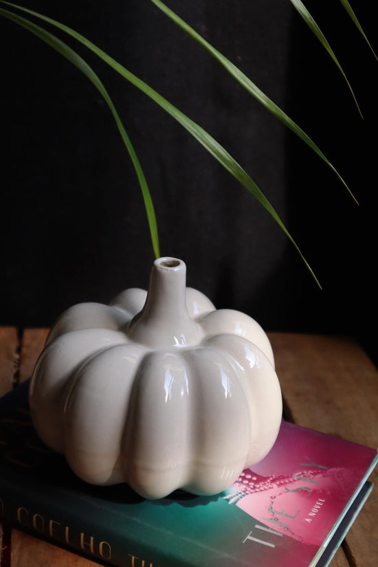 Handmade Pumpkin Bud Vase