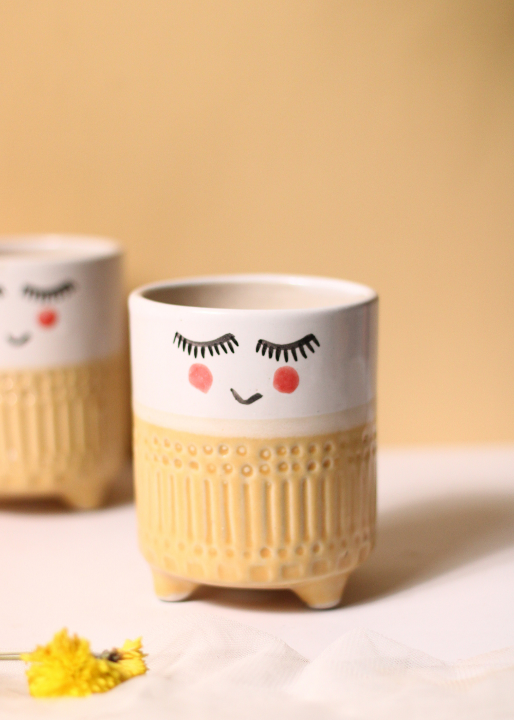 Tweety Planter - Yellow