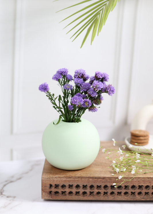 Light Green Round Planter