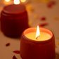 Deep Red Candle - Sandal Wood
