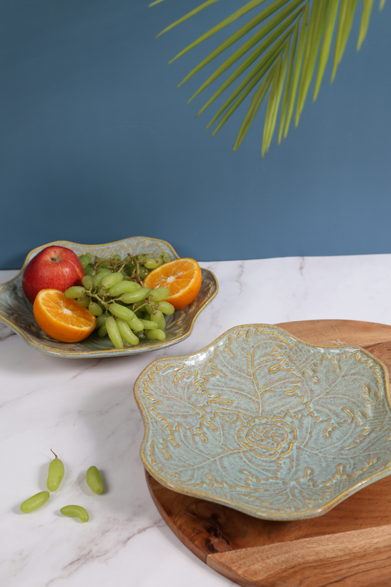 Handmade ceramic platter 