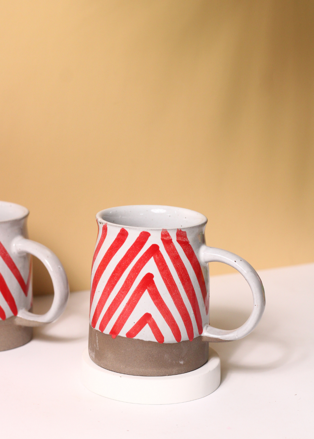 Red Chevron Mug