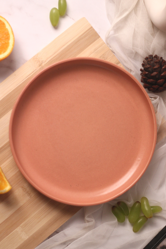 Minimal peach platter 