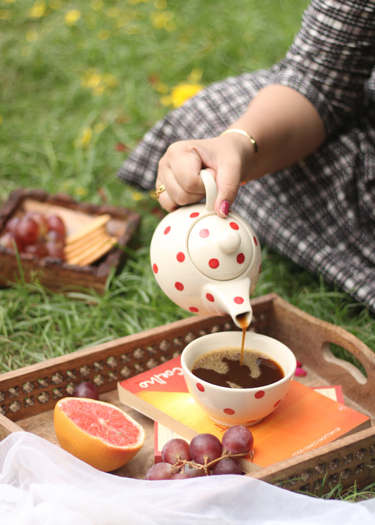 Red Polka - Tea for One
