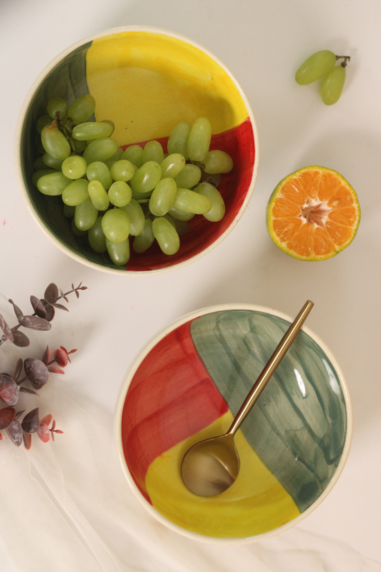 Shades of Autumn Salad Bowl