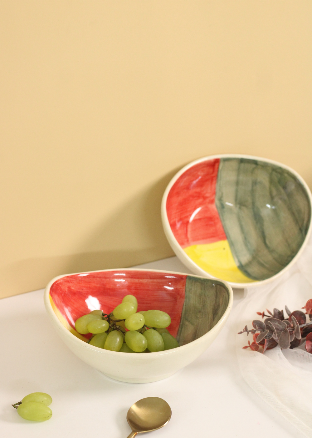 Shades of Autumn Oval Bowl